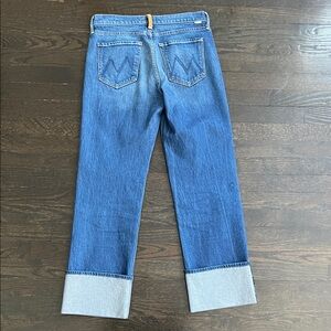 MOTHER The Checkerboard Duster Flood Cuff, size 26, Bunny Hop